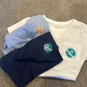 Girls Vineyard Vines T-Shirt- Bundle - Size Small Lacrosse - Soccer & BasketBall